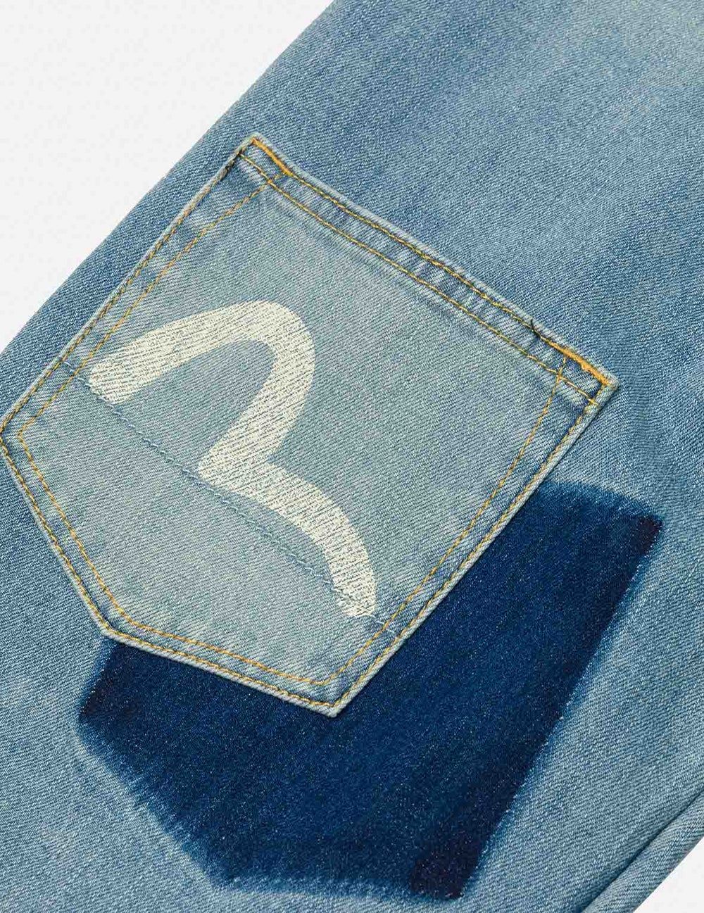  Quần Evisu Multi-Pocket Seagull Print Jeans 'Indigo' 