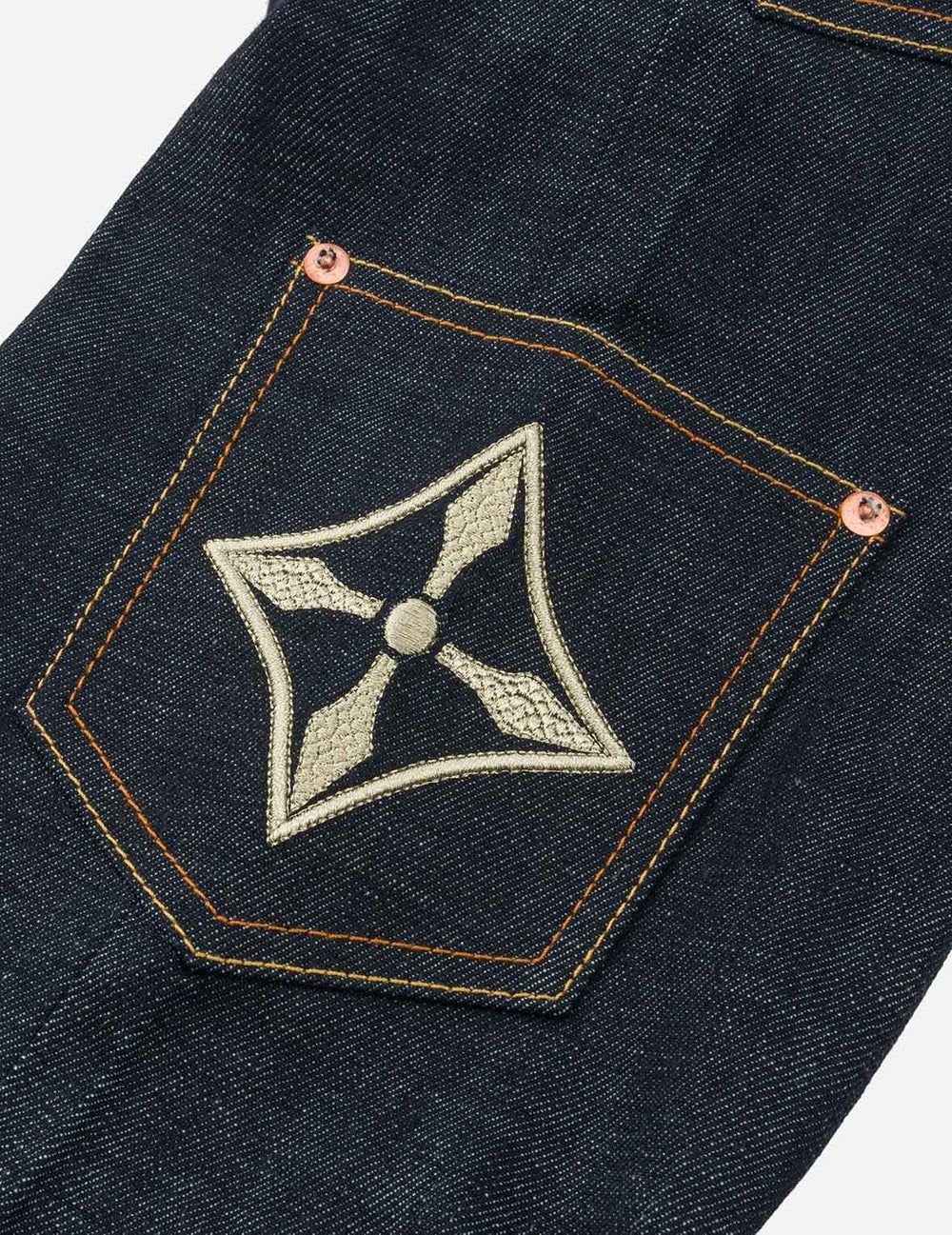  Quần Evisu Multi-Pocket with Brocade Patch 'Indigo' 