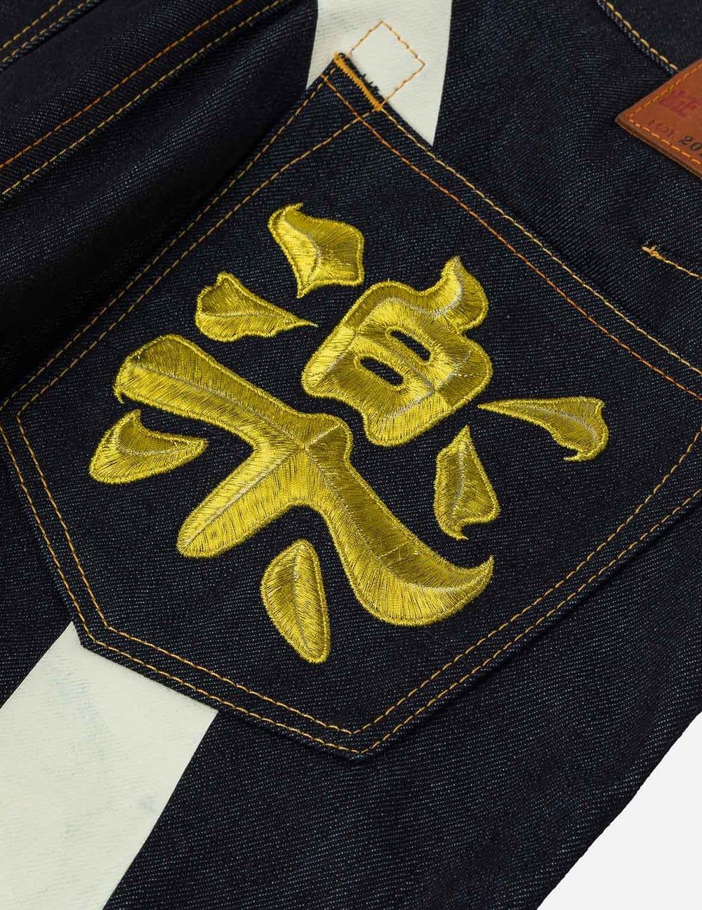  Quần Evisu Red Seagull Daicock Print Jeans 'Indigo' 