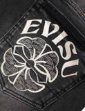  Quần Evisu Seagull and Kamon Print 'Indigo' 