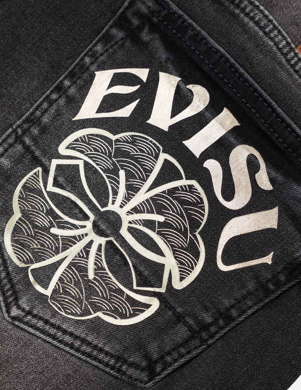  Quần Evisu Seagull and Kamon Print 'Indigo' 