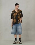  Quần Evisu Seagull and Logo Appliqué Shorts 'Denim' 