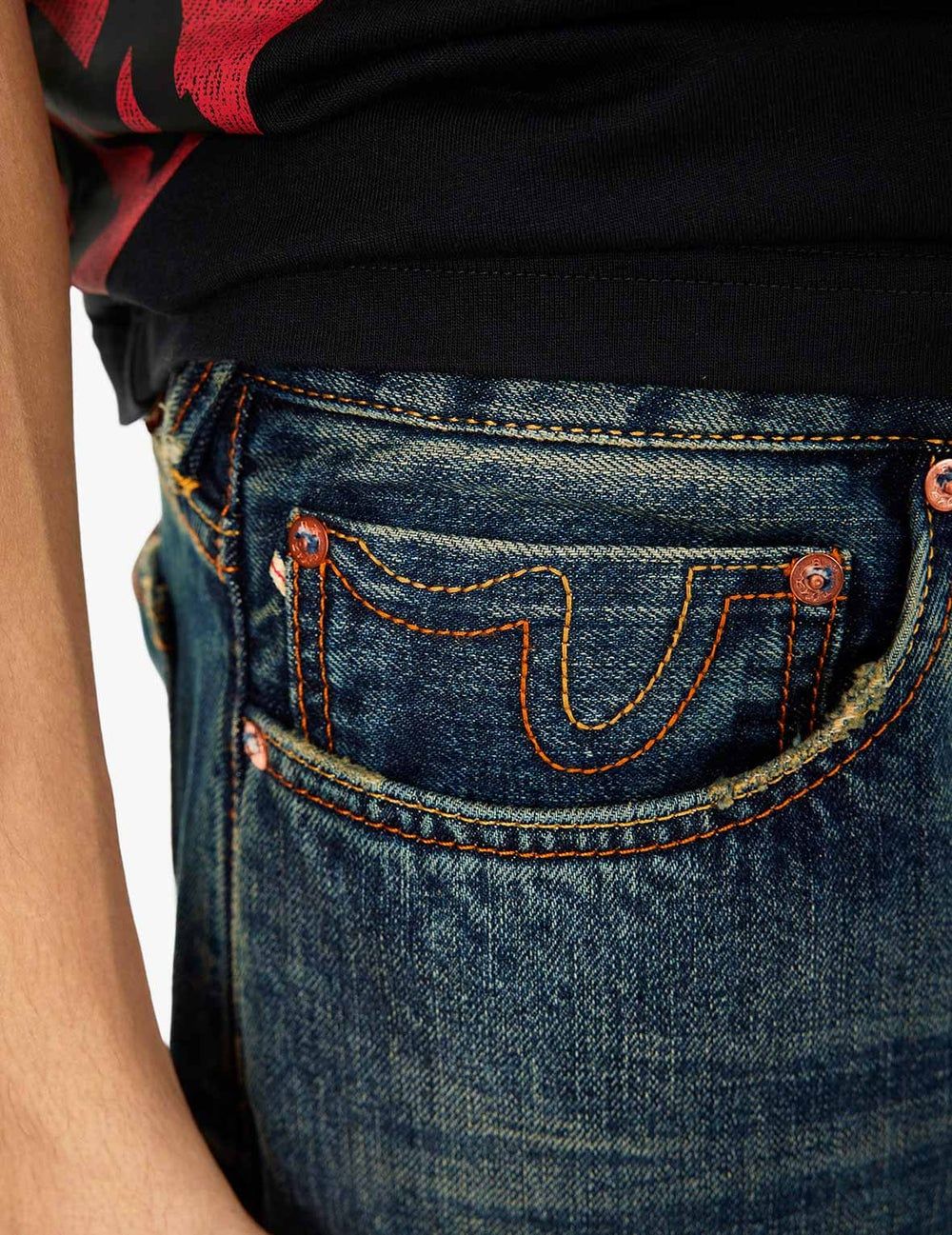  Quần Evisu Seagull Appliqué Embroidery 'Indigo' 
