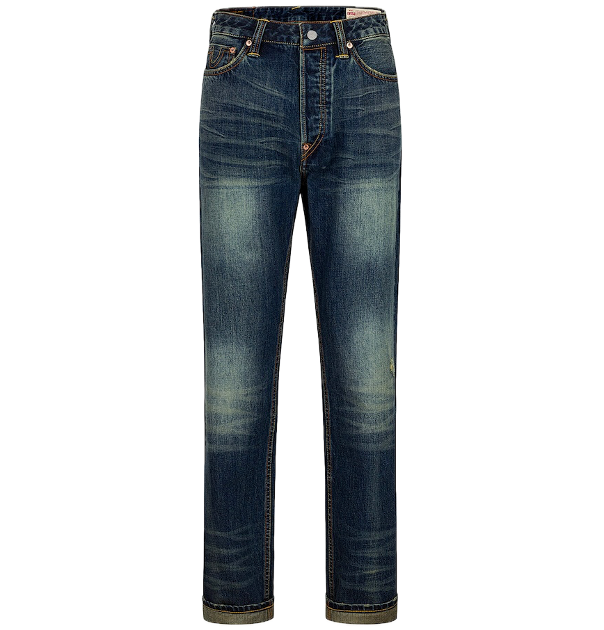  Quần Evisu Seagull Appliqué Embroidery 'Indigo' 