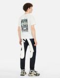  Quần Evisu Seagull Daicock Print Jeans 'Indigo' 