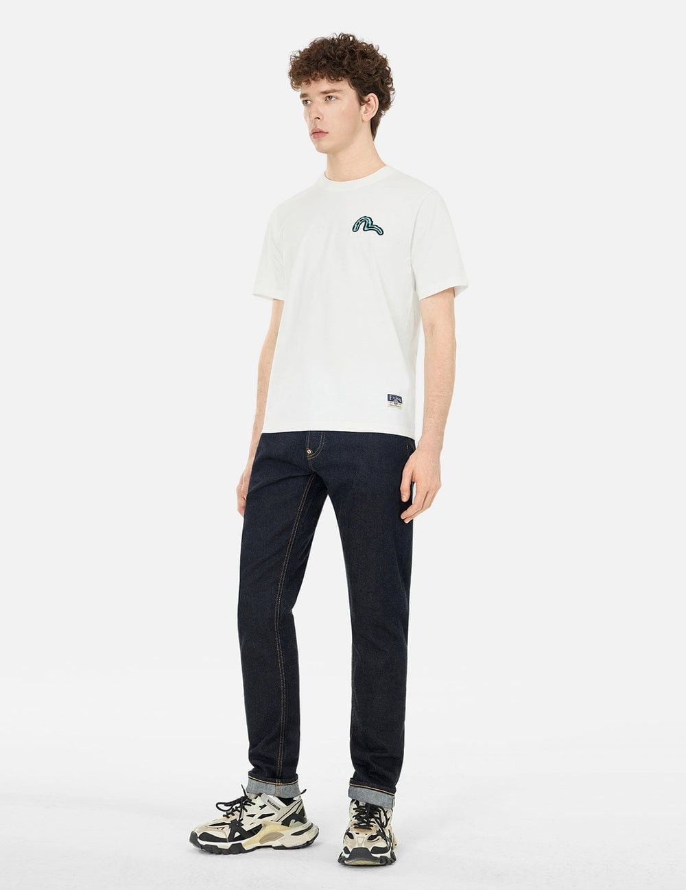  Quần Evisu Seagull Daicock Print Jeans 'Indigo' 