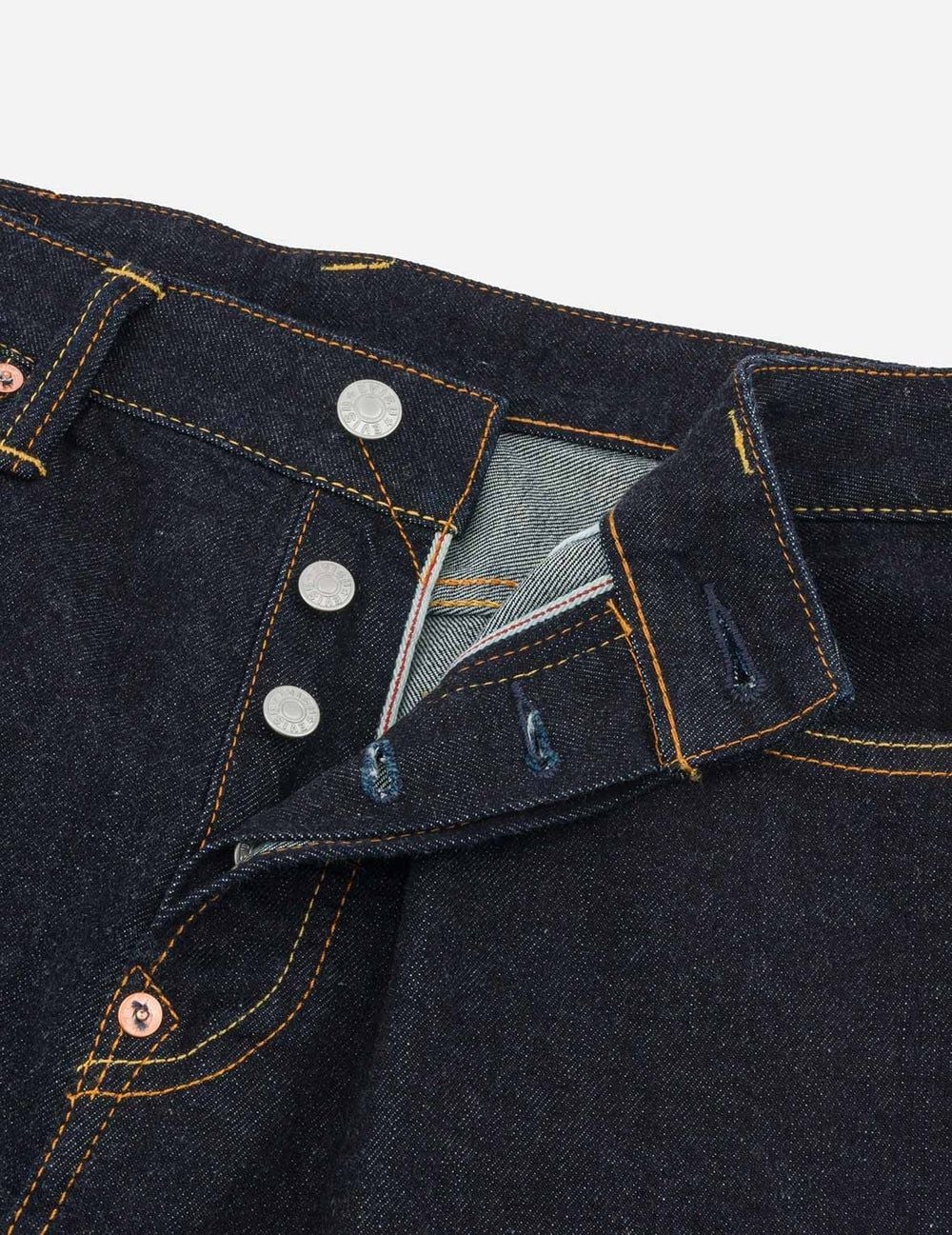  Quần Evisu Seagull Daicock Print Jeans 'Indigo' 