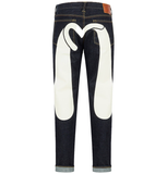  Quần Evisu Seagull Daicock Print Jeans 'Indigo' 
