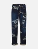  Quần Evisu Seagull Embroidery Jeans 'Indigo' 