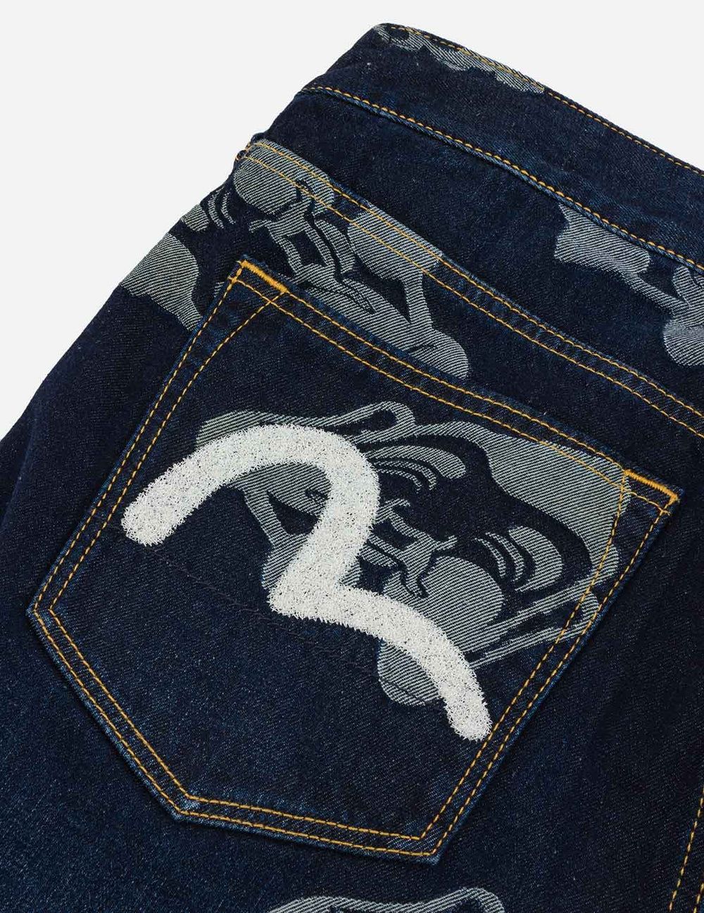  Quần Evisu Seagull Embroidery Jeans 'Indigo' 