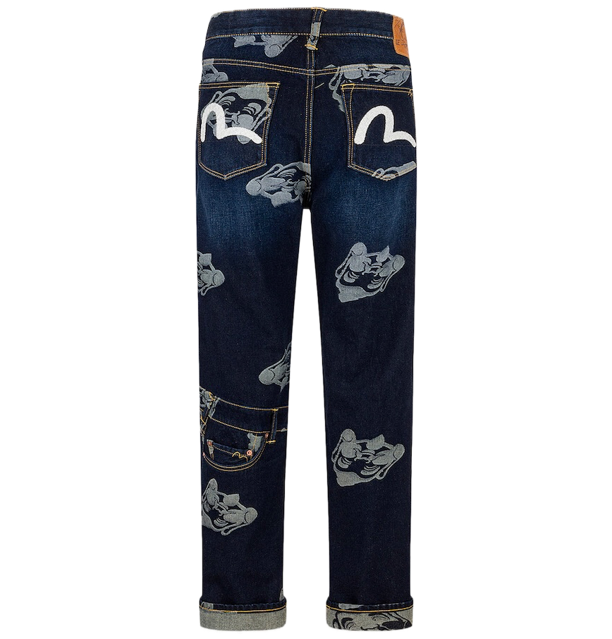  Quần Evisu Seagull Embroidery Jeans 'Indigo' 