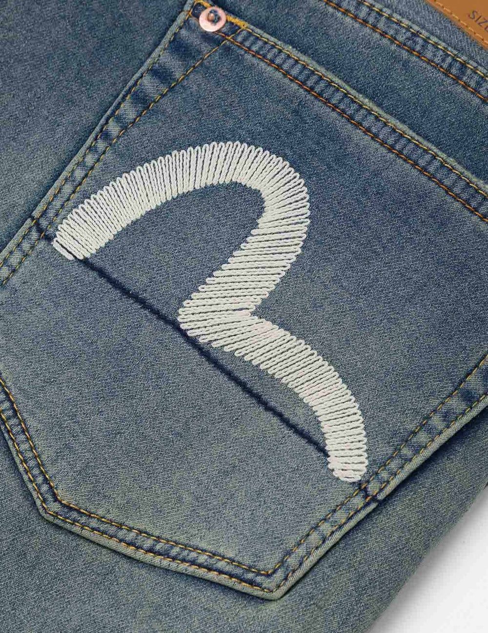  Quần Evisu Seagull Embroidery Jeans 'Indigo' 
