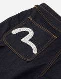  Quần Evisu Seagull Embroidery Slogan Shorts 'Denim' 