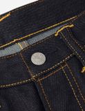  Quần Evisu Seagull Embroidery Slogan Shorts 'Denim' 