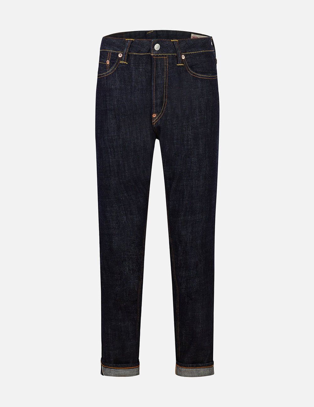 Quần Evisu Seagull Logo Brocade Appliqué 'Indigo' 