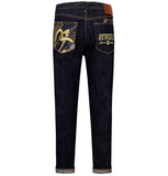  Quần Evisu Seagull Logo Brocade Appliqué 'Indigo' 