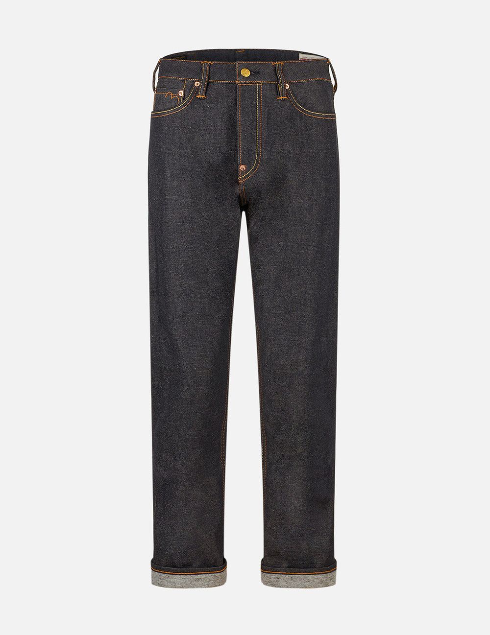  Quần Evisu Seagull Metallic Embroidery Jeans 'Indigo' 