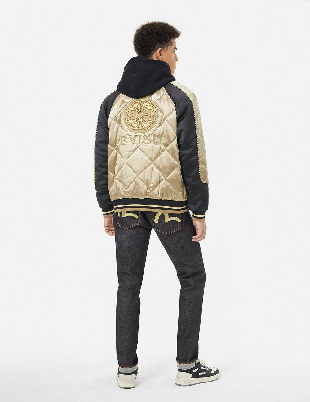  Quần Evisu Seagull Metallic Embroidery Jeans 'Indigo' 