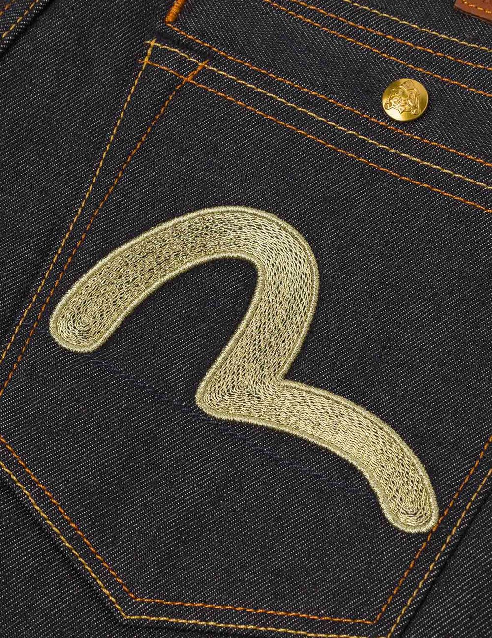  Quần Evisu Seagull Metallic Embroidery Jeans 'Indigo' 