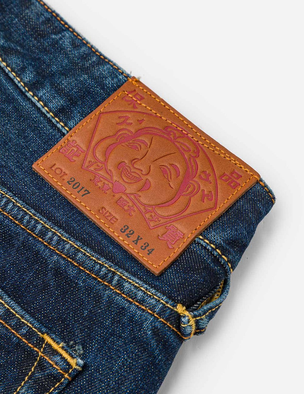  Quần Evisu Seagull Print Jeans 'Indigo' 