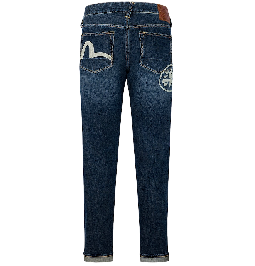  Quần Evisu Seagull Print Jeans 'Indigo' 