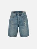  Quần Evisu Seagull Print Regular Shorts 'Denim' 