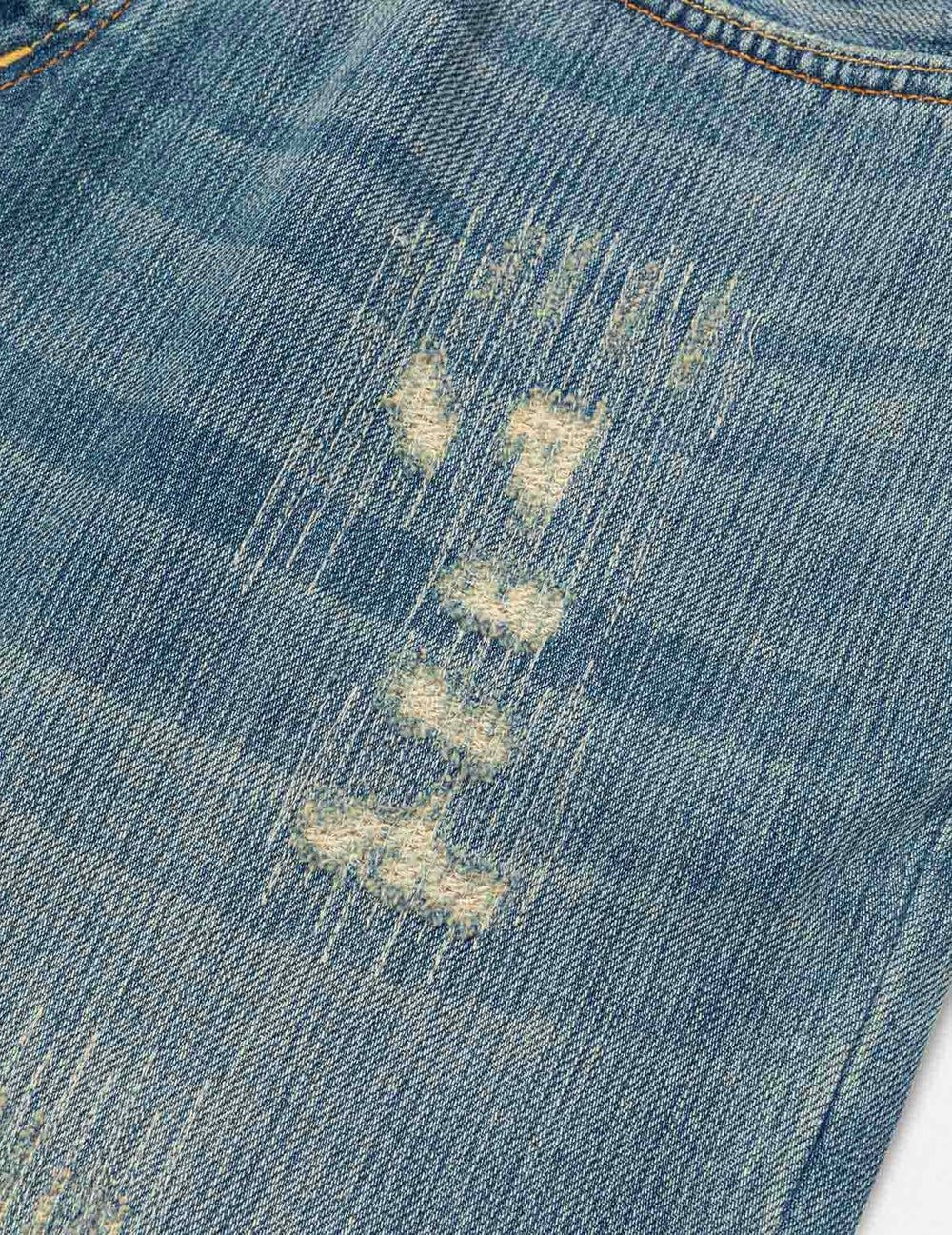  Quần Evisu Seagull Print Regular Shorts 'Denim' 