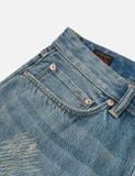  Quần Evisu Seagull Print Regular Shorts 'Denim' 