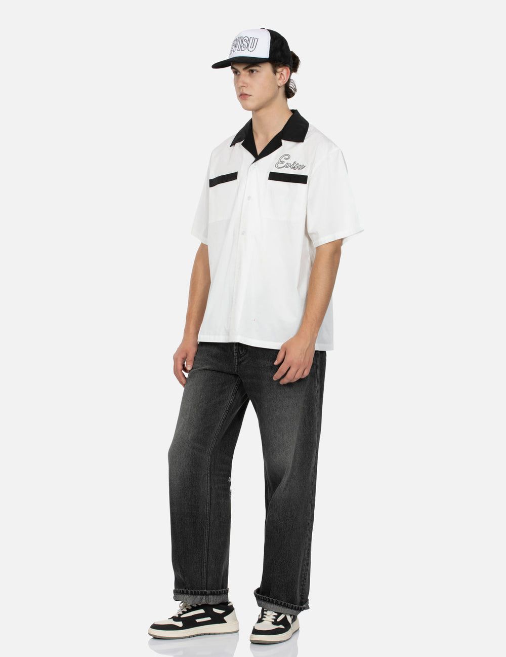  Quần Evisu Skull Embroidery Jeans 'Black' 