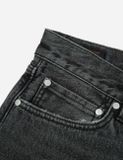  Quần Evisu Skull Embroidery Jeans 'Black' 