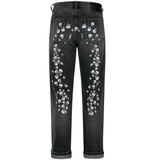  Quần Evisu Skull Embroidery Jeans 'Black' 