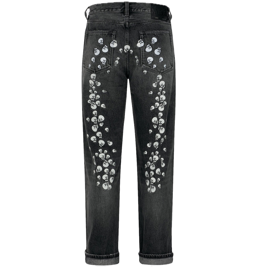  Quần Evisu Skull Embroidery Jeans 'Black' 
