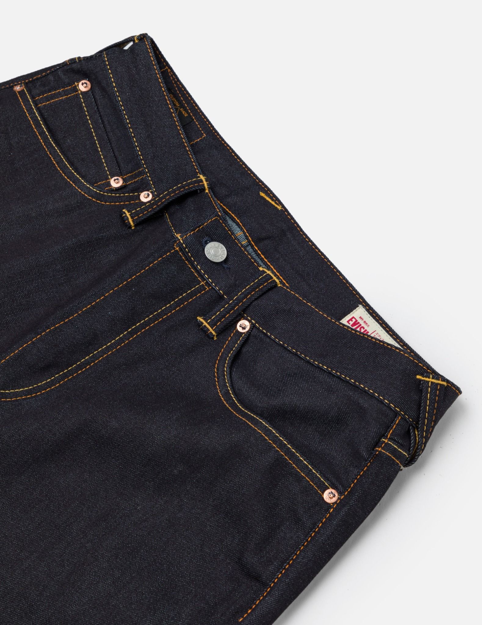  Quần Evisu Yellow Seagull Print 'Indigo' 