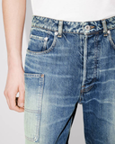  Quần Kenzo Cargo Monkey Fit Jeans 'Blue Denim' 