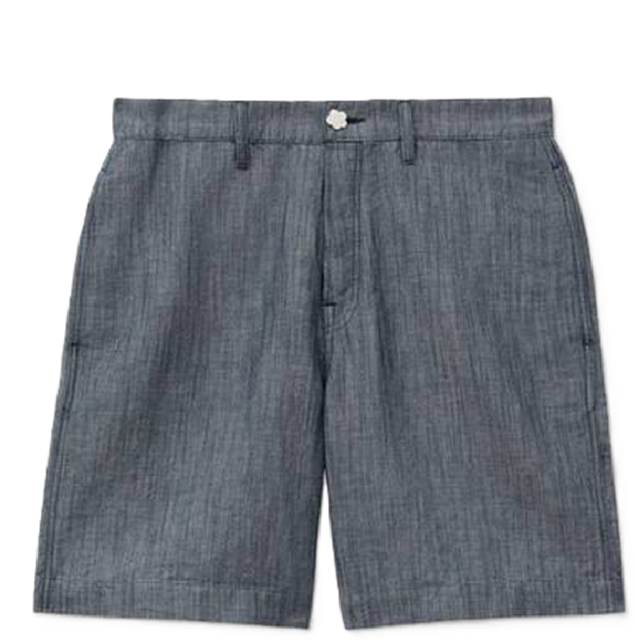  Quần Kenzo Tulip Straight Short 'Blue Black' 