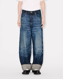  Quần Kenzo Turn Up Wide Fit Jeans 'Blue' 