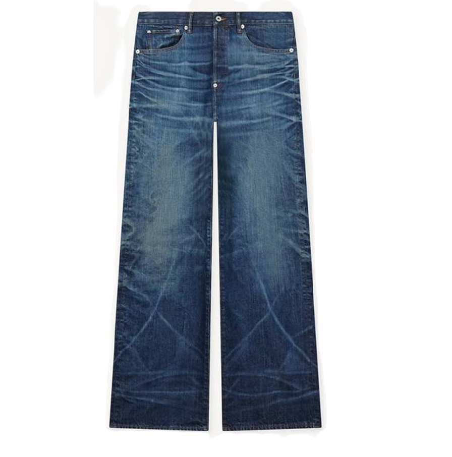  Quần Kenzo Turn Up Wide Fit Jeans 'Blue' 