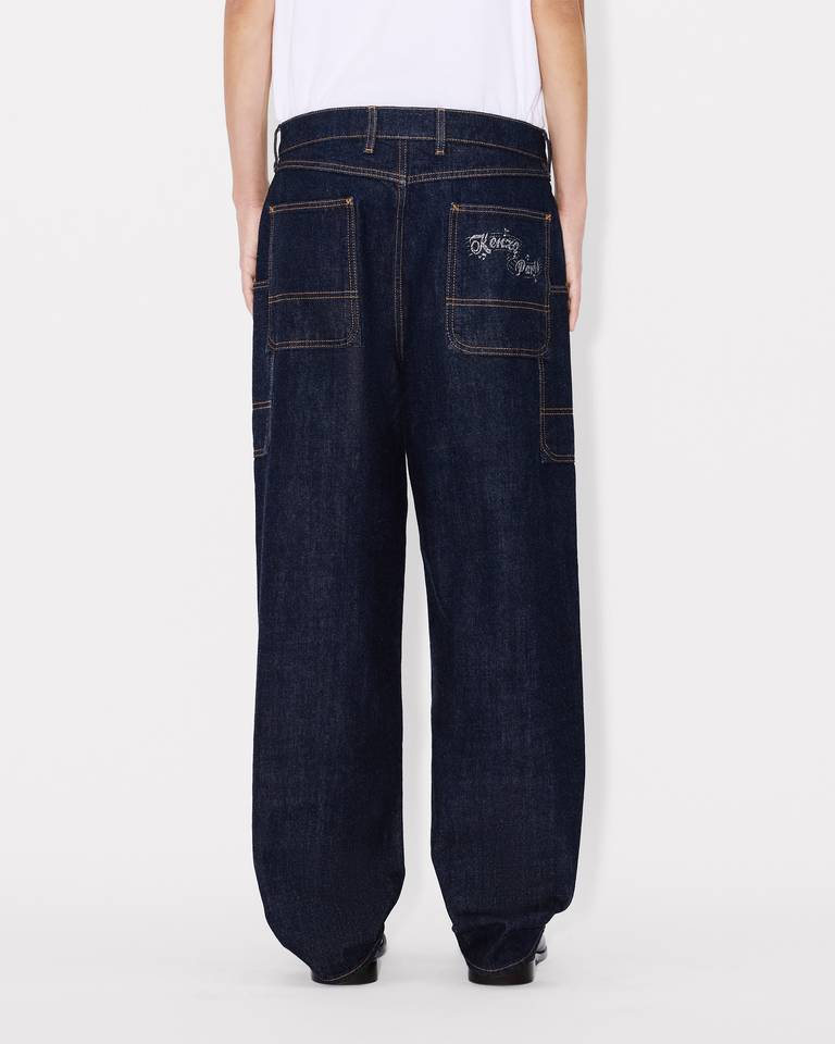  Quần Kenzo Winter Holidays Cargo Monkey Fit Jeans 'Blue' 