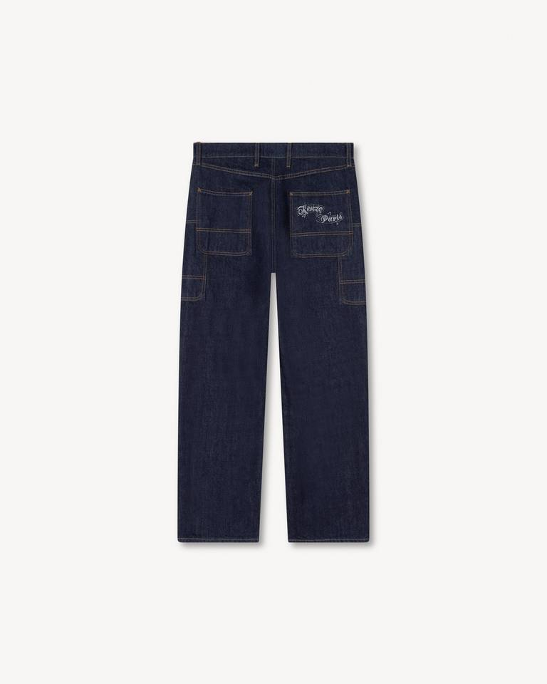 Quần Kenzo Winter Holidays Cargo Monkey Jeans 'Blue' FG55DP4086U1