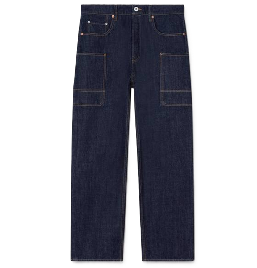  Quần Kenzo Winter Holidays Cargo Monkey Fit Jeans 'Blue' 