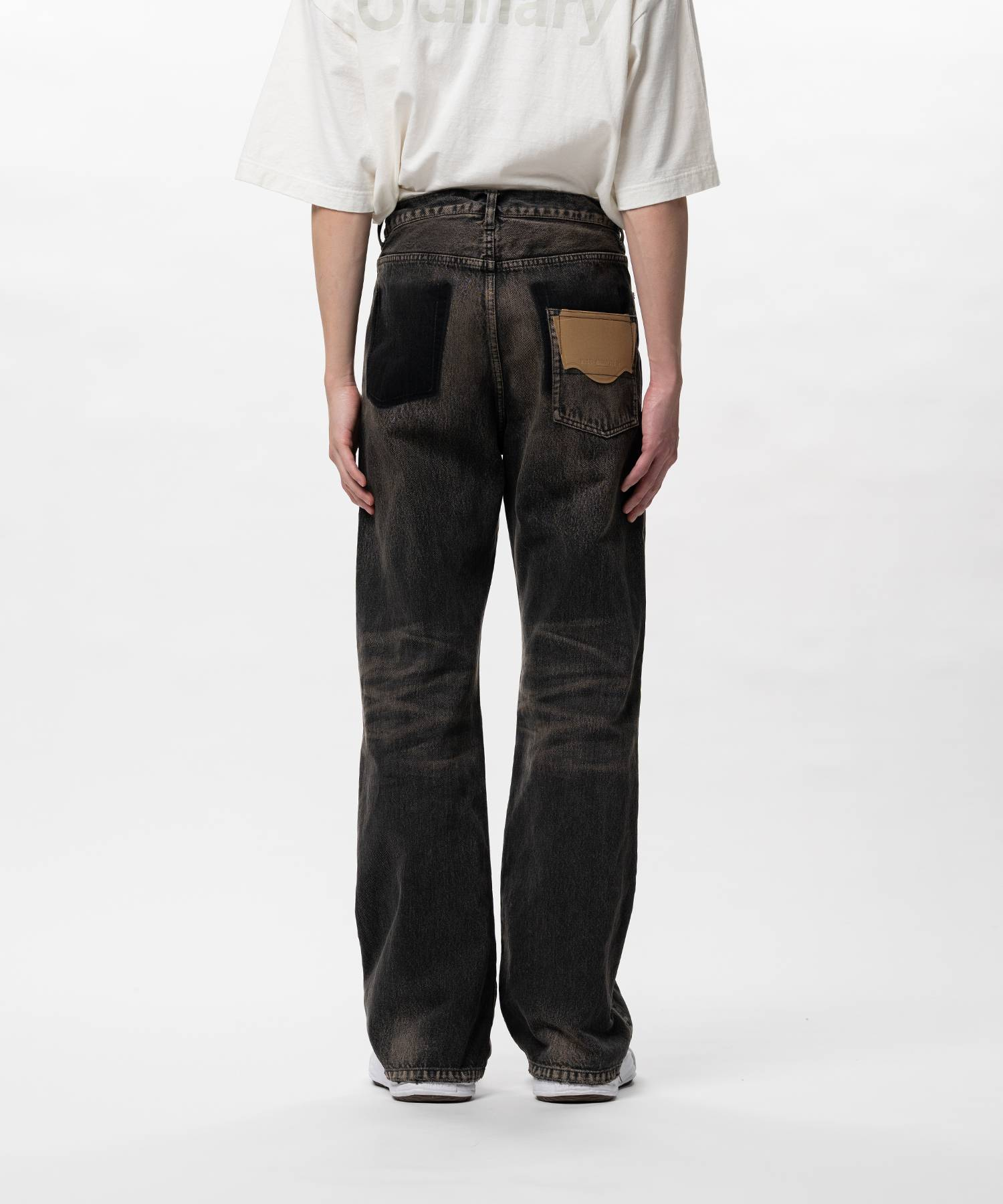  Quần Maison Mihara Yasuhiro Flared Denim Pants 'Black' 