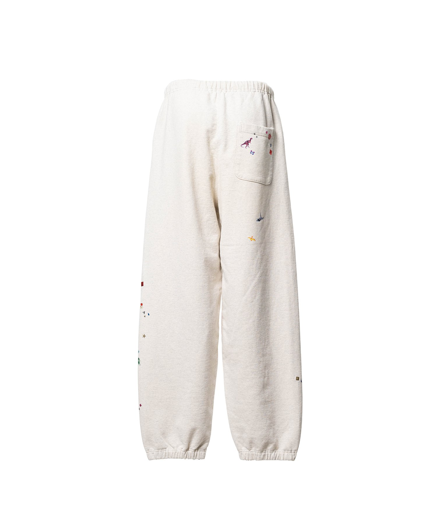  Quần Maison Mihara Yasuhiro Kids Sticker Printed 'White' 