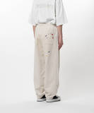  Quần Maison Mihara Yasuhiro Kids Sticker Printed 'White' 