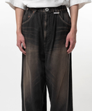  Quần Maison Mihara Yasuhiro Light Denim Wide Pants 'Black' 