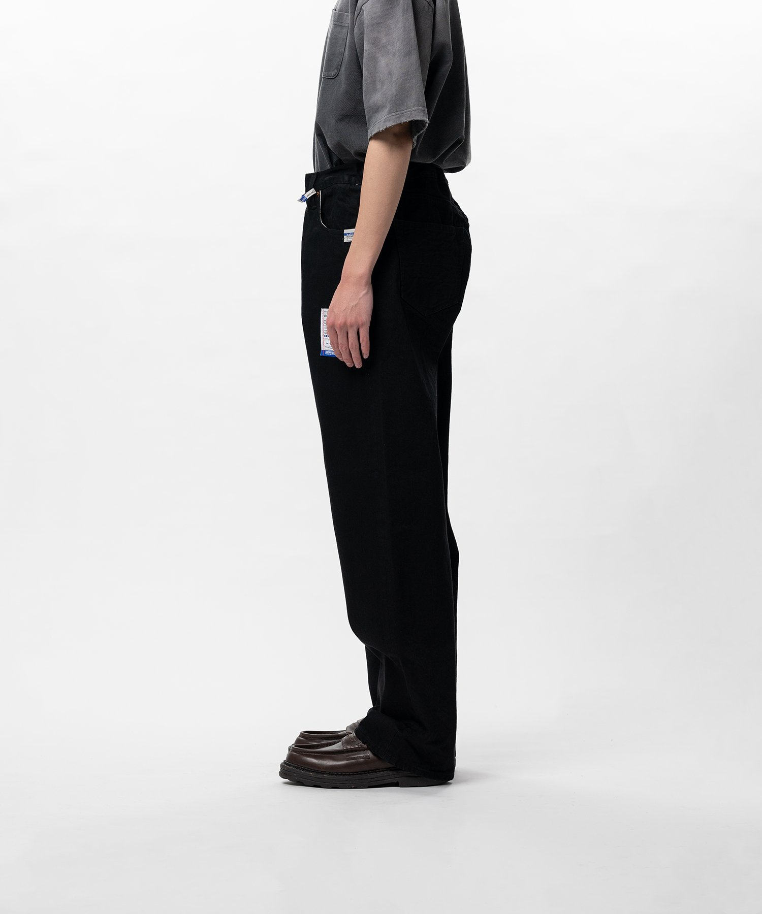  Quần Maison Mihara Yasuhiro One Washed Denim Pants 'Black' 