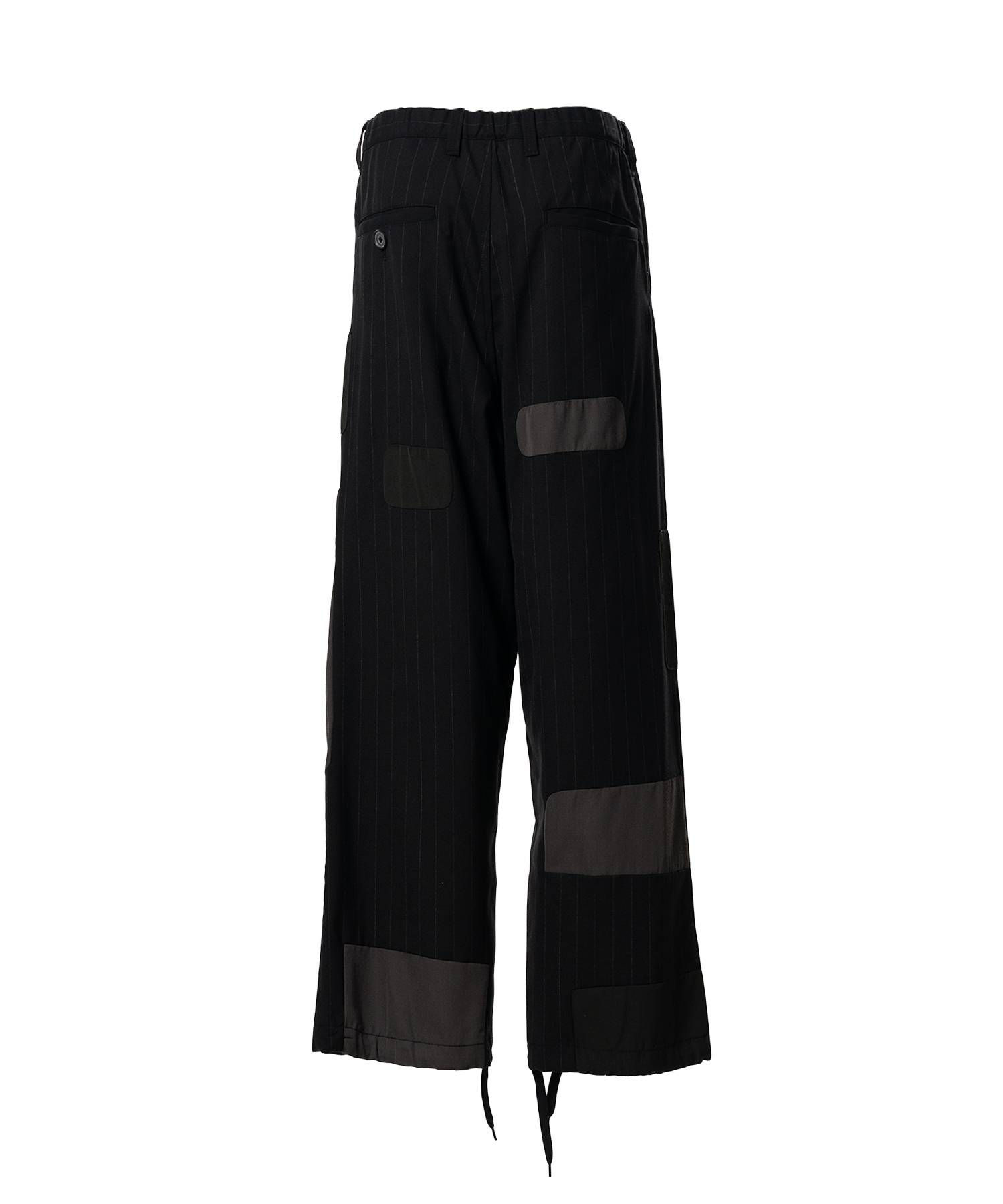  Quần Maison Mihara Yasuhiro Repaired Wool 'Black' 