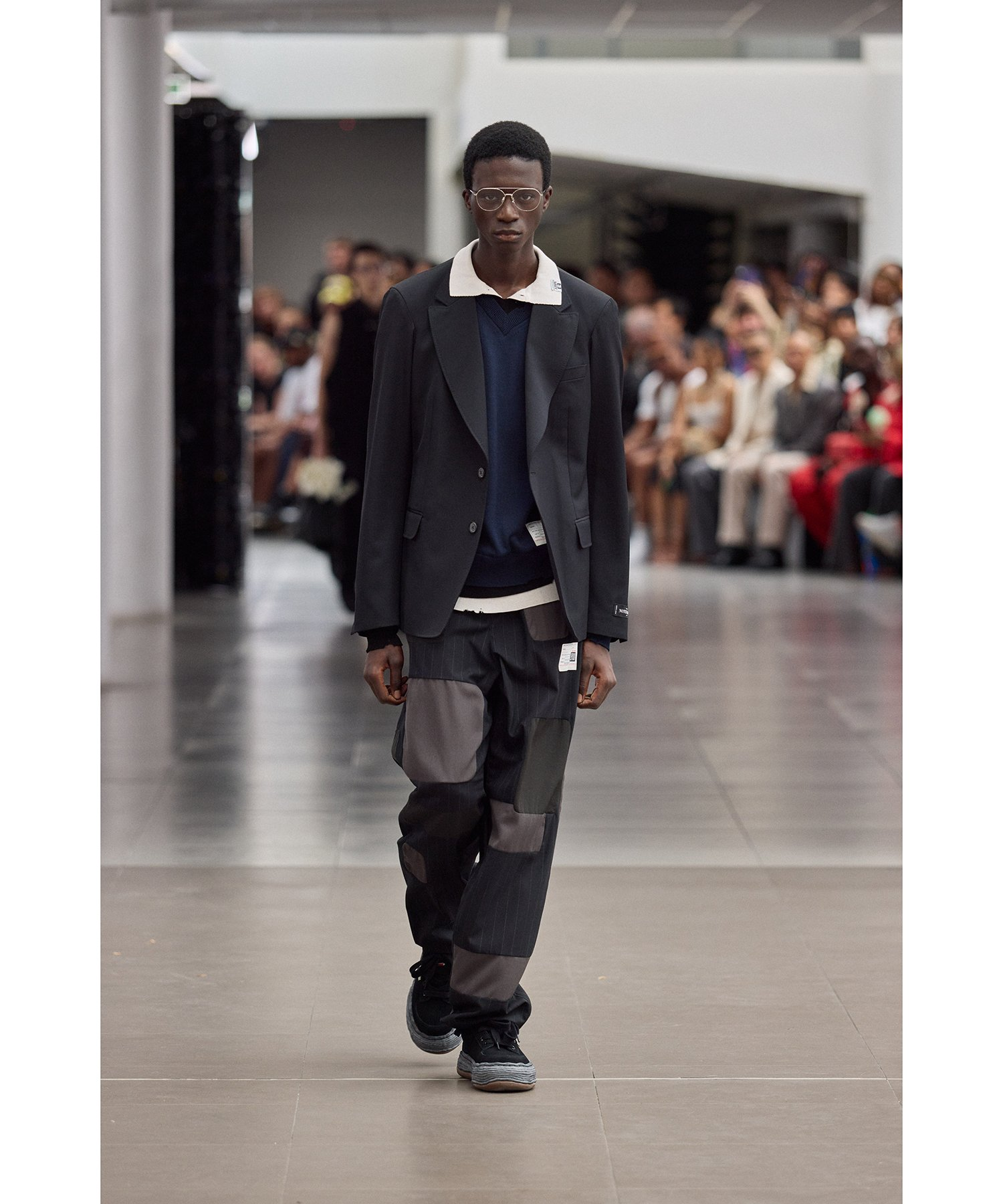  Quần Maison Mihara Yasuhiro Repaired Wool 'Black' 