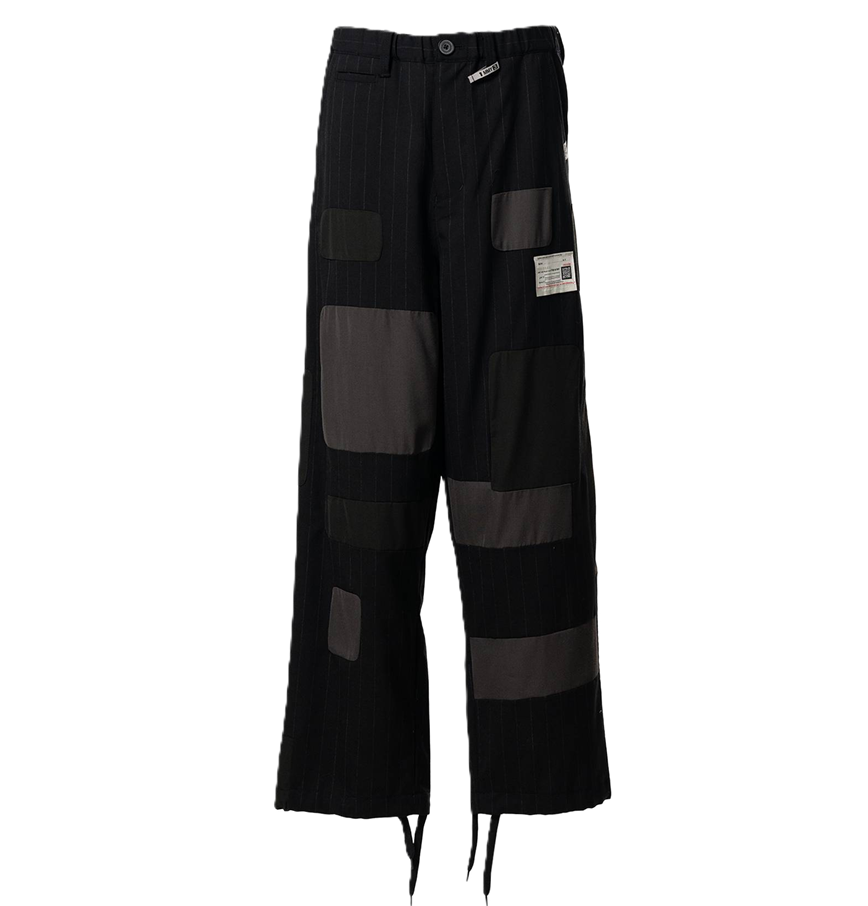  Quần Maison Mihara Yasuhiro Repaired Wool 'Black' 