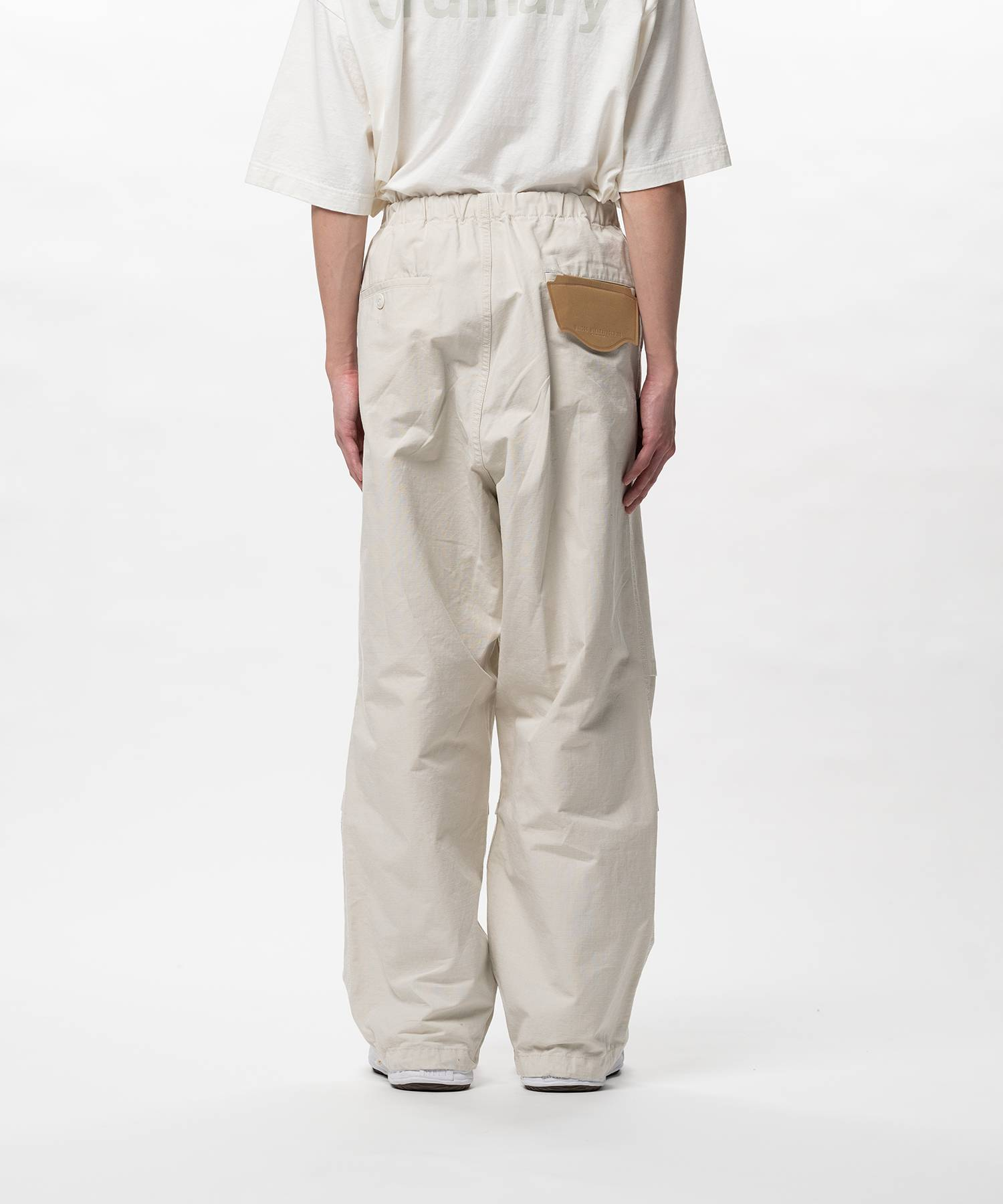  Quần Maison Mihara Yasuhiro Ripstop Parachute 'White' 