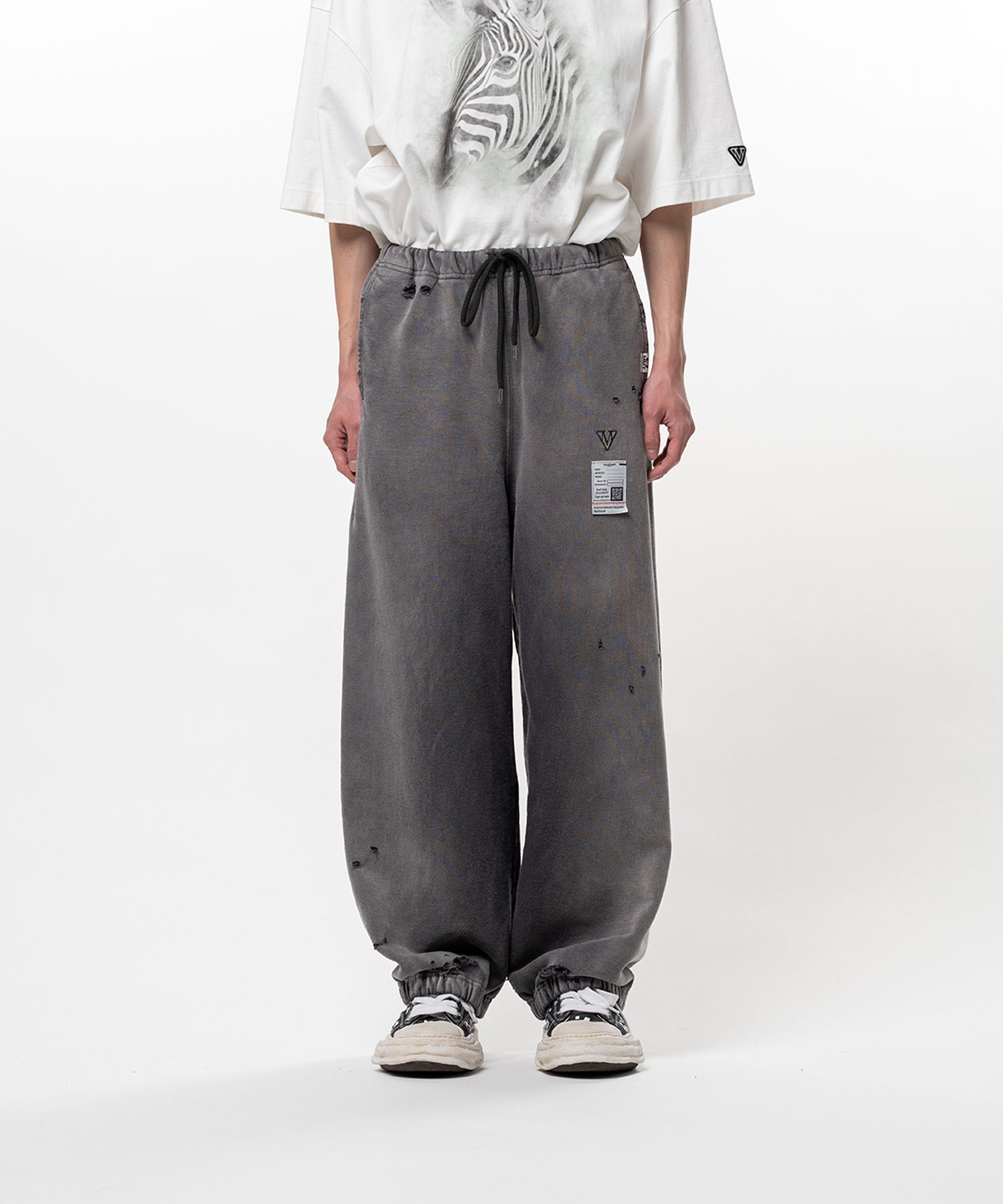  Quần Maison Mihara Yasuhiro Sun Faded Like Sweat 'Black' 